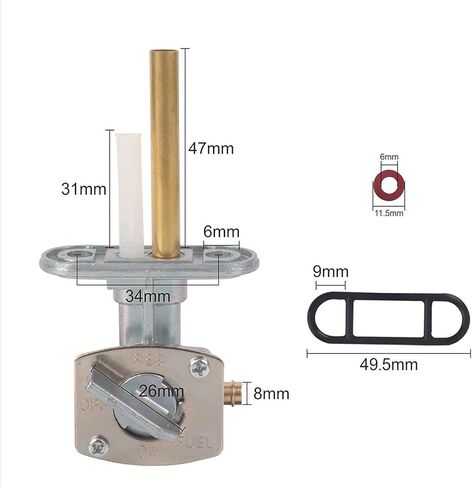 صمام إيقاف الغاز بيتكوك مناسب لـ Yamaha YFS200 YFM250 YFM350 YFM400 YFM600 TTR 90 125 WR250F مناسب لسوزوكي DRZ400 FZR600 مناسب لـ Raptor 660 مناسب لـ Wolverine Banshee 350 مناسب لـ Grizzly Blaster in Kuwait