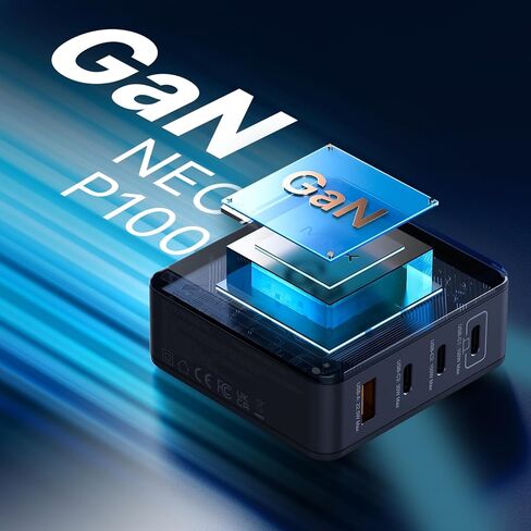 شاحن MINIX 165W USB C، شاحن GaN II PD3.1 Max 140W، شاحن حائط Turbo 4-Port، محطة شحن سريعة، محول لأجهزة MacBook Pro/iPad Air/iPhone15 Pro Max/Samsung/Galaxy S24 Ultra والمزيد in Saudi Arabia