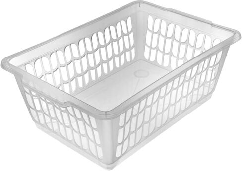 YBM HOME Plastic Perforated Storage Basket Bin Office Drawer, Shelf Desktop Countertop Tray Organizer 32-1188 (1, Purple) in Kuwait
