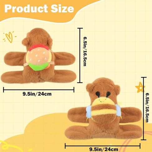 Animal Slap Bracelets Capybara Plush Toy,Animal Capybara Huggers Slap Bracelets for Kids Birthday Party Favor Supply Gift Graduation Gifts Exchange Birthday Party Favor Decor Supplies in Kuwait