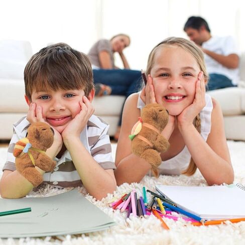 Animal Slap Bracelets Capybara Plush Toy,Animal Capybara Huggers Slap Bracelets for Kids Birthday Party Favor Supply Gift Graduation Gifts Exchange Birthday Party Favor Decor Supplies in Kuwait