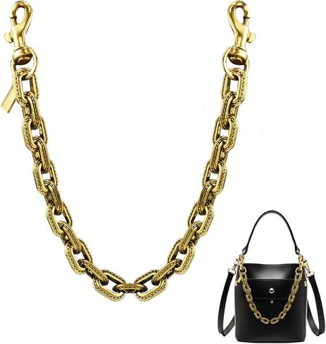 Gold Bag Charms Wallet Chain,14‘’ Purse Chains for Handbags - Bag Extender Chain, Purse Accessories in Saudi Arabia