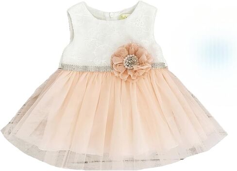 Bow Dream 3 Pcs Tulle Baby Flower Girl Dresses Headband Shoes Wedding Birthday Party Pageant Formal Tutu Gown in Kuwait