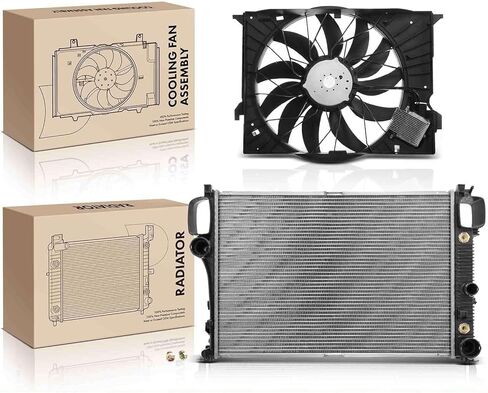 Replacement Parts for Radiator&Cooling Fan Assembly Kit for Mercedes-Benz C216 CL600 S350/600 W221 Mod-AP88P-96233 in Saudi Arabia