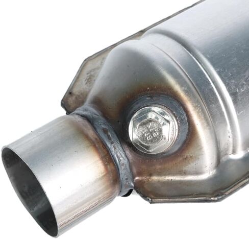 SleYuYir 425250 2.5" Inlet/Outlet Universal Catalytic Converter Stainless Steel & O2 Port(Pack of 2) in Kuwait