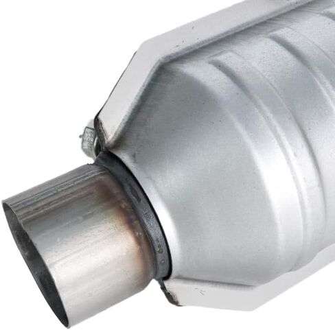 SleYuYir 425250 2.5" Inlet/Outlet Universal Catalytic Converter Stainless Steel & O2 Port(Pack of 2) in Kuwait