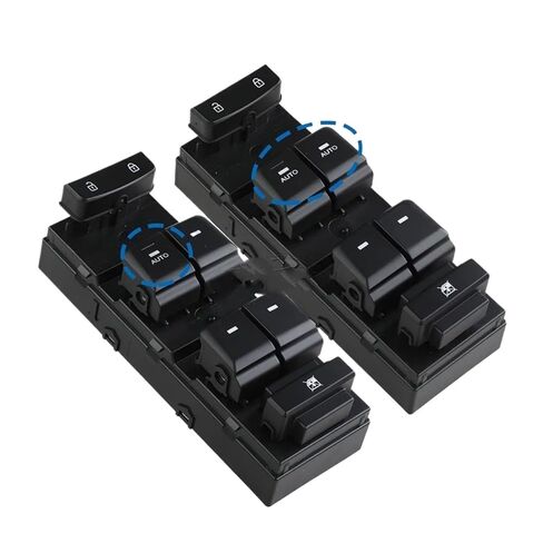 Car Window Regulator Switch for H& for Sonata 2015 2016 2017 18 2019 93570-C1000 93570-C1010 1/2 AUTO Front Left Power Window Switch Master Button Push Button Switches(2 AUTO 93570-C1010) in Saudi Arabia