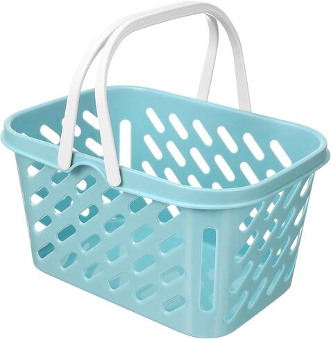Toddmomy Kids Grocery Basket with Handles Shopping Basket for Kids Toys Mini Toy Shopping Basket for Kids Party Favors Pretend Play in Kuwait