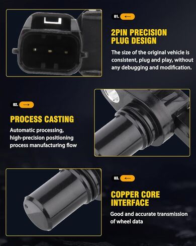 OCPTY Vehicle Transmission Speed Sensor Fits for Chrysler Sebring, for Dodge Stratus, for Mitsubishi Diamante Eclipse Endeavor Galant Mirage Montero Montero Sport Outlander MD759163 MR331743 MR518009 in Saudi Arabia
