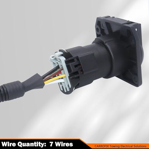 Custom Fit RV Blade 7-Way Trailer Tow Harness Connector, Compatible with Buick Enclave Chevrolet Traverse GMC Acadia & GMC Acadia Limited in Saudi Arabia