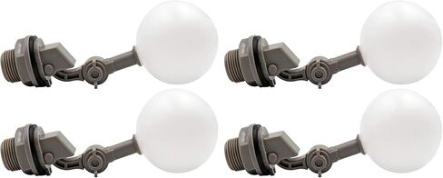 2 Pieces Mini Float Valve 1/2 or 3/4 Water Float Valve with Adjustable Arm Automatic Fill Valve Kit for Livestock Water Tank Fountains (1/2 Inch) in Kuwait