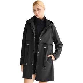 Orolay Women's Long Windbreaker Hooded Light Jacket Active Outdoor Anoraks in Kuwait