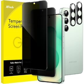 JETech Privacy Screen Protector for Samsung Galaxy S24 Ultra 5G 6.8-Inch with Camera Lens Protector, Anti-Spy Flexible TPU Film, Fingerprint Unlock Compatible, 2-Pack Each in Saudi Arabia
