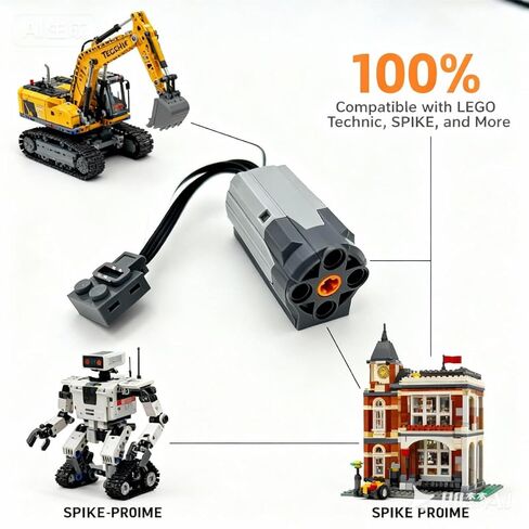 مجموعة محرك وظيفة الطاقة مع محرك 2* M متوافق مع Lego Technic لمكعبات بناء مشروع STEM Moc للبالغين in Saudi Arabia