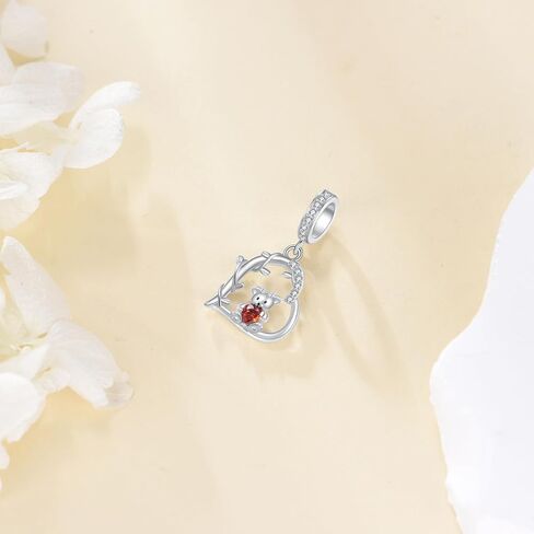 تعليقة على شكل اخطبوط من الفضة الاسترليني عيار 925 من جيرولي، خرز اخطبوط متدلي للاساور، بدون احجار كريمة in Kuwait