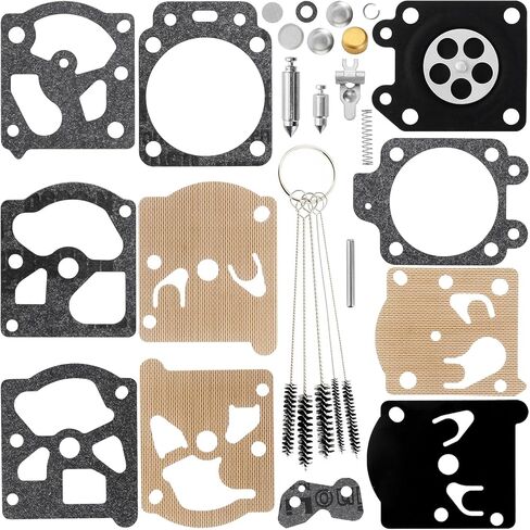K20-WAT Carburetor Rebuild Repair Kit Compatible with ECHO Homelite Jonsered 244 RX 33 360 37 BR 370 39R H335 H336 H40 HR39 P400 P442 P5500 P600 P933 R39 R40 Rancher 40 Pack for 5 in Saudi Arabia