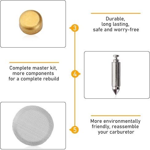 K20-WAT Carburetor Rebuild Repair Kit Compatible with ECHO Homelite Jonsered 244 RX 33 360 37 BR 370 39R H335 H336 H40 HR39 P400 P442 P5500 P600 P933 R39 R40 Rancher 40 Pack for 5 in Saudi Arabia