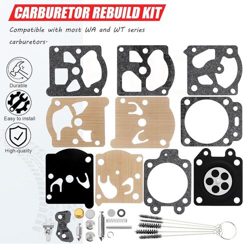 K20-WAT Carburetor Rebuild Repair Kit Compatible with ECHO Homelite Jonsered 244 RX 33 360 37 BR 370 39R H335 H336 H40 HR39 P400 P442 P5500 P600 P933 R39 R40 Rancher 40 Pack for 5 in Saudi Arabia