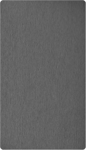 بطاقات عمل معدنية فارغة مقاس 100 × 50 × 0.8 مم (طول × عرض × عرض) - عبوة واحدة - جيدة لنقش الطباعة بالليزر - بطاقات اسم فارغة من الألومنيوم المؤكسد - أسود in Saudi Arabia