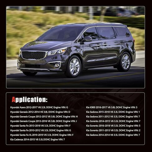 مضخة زيت المحرك AUCERAMIC M524 213103CBA0 مع حلقة ختم مناسبة لشركة Hyundai Azera/Genesis/Genesis Coupe/Santa Fe، Kia Cadenza/K900/Sedona/Sorento 2010-2019 in Saudi Arabia