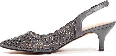 Dressy Sling Back Low Heel Shoes with Rhinestones Women's JEWEL in Saudi Arabia