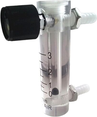 LZQ-2 3LPM Plastic Air Flowmeter Height 80mm Oxygen Flow Meter with Control Valve Adjustable Flow(0-3.0LPM) in Saudi Arabia