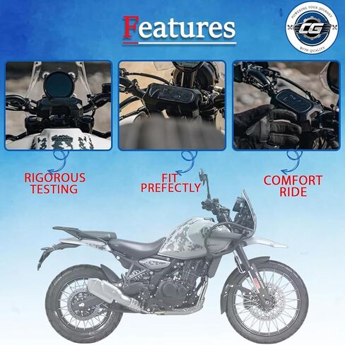 Fits For RE Motorcycle Rally Handlebar Pad Compatible with New Himalayan | Premium Foam Protection Pad for Off-Road & Adventure Riding | Durable & Stylish Accessory | Part No. KXA00402 in Saudi Arabia