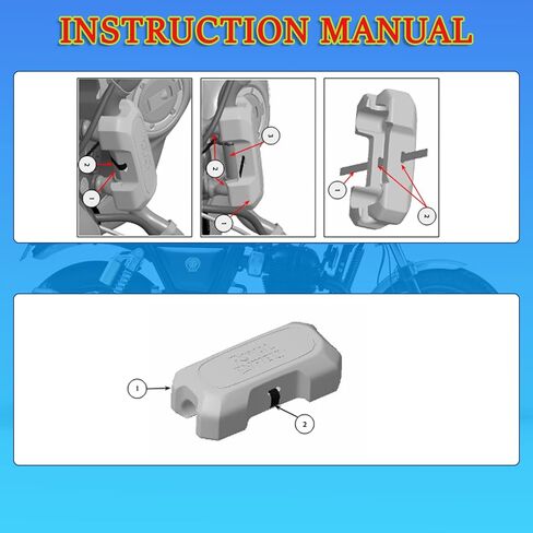 Fits For RE Motorcycle Rally Handlebar Pad Compatible with New Himalayan | Premium Foam Protection Pad for Off-Road & Adventure Riding | Durable & Stylish Accessory | Part No. KXA00402 in Saudi Arabia