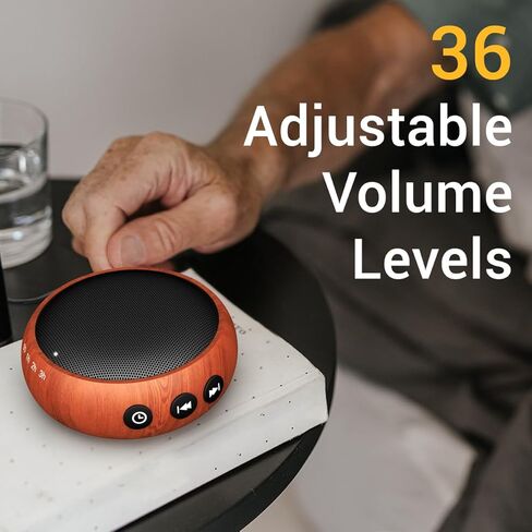 جهاز ضوضاء أبيض مع 30 صوتًا مهدئًا و10 ألوان لإضاءة الليل، جهاز نوم للأطفال والبالغين، جهاز نوزي بني مع 32 مستوى صوت للسفر في المكتب والمنزل in Kuwait