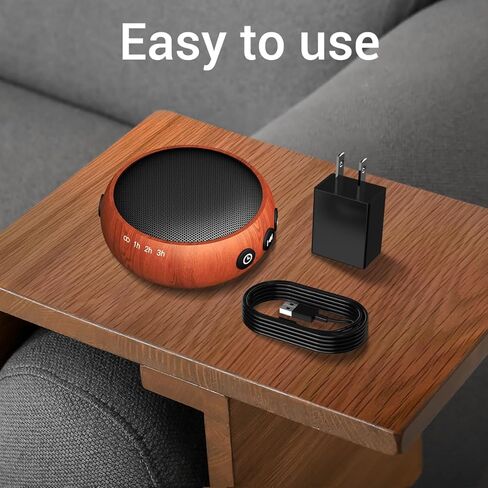 جهاز ضوضاء أبيض مع 30 صوتًا مهدئًا و10 ألوان لإضاءة الليل، جهاز نوم للأطفال والبالغين، جهاز نوزي بني مع 32 مستوى صوت للسفر في المكتب والمنزل in Kuwait