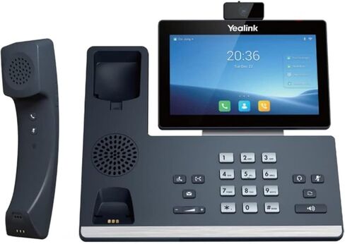 هاتف Yealink T58W Pro IP - سلكي/لاسلكي - سلكي/لاسلكي - واي فاي، DECT، بلوتوث - سطح المكتب، قابل للتركيب على الحائط - رمادي كلاسيكي (متجدد) in Saudi Arabia