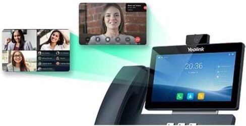 هاتف Yealink T58W Pro IP - سلكي/لاسلكي - سلكي/لاسلكي - واي فاي، DECT، بلوتوث - سطح المكتب، قابل للتركيب على الحائط - رمادي كلاسيكي (متجدد) in Saudi Arabia