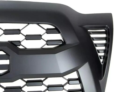 شبكة علوية من المصد الأمامي Bewild مناسبة للجيل الثاني من Toyota Tacoma Trd Pro Style شبكة أمامية بديلة للشواية باللون الأسود غير اللامع (مع أضواء LED) in Saudi Arabia