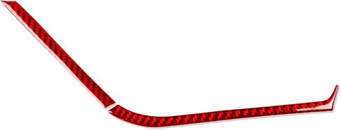 ملصق تزيين إطار التحكم الجانبي للوحة القيادة المركزية لنظام تحديد المواقع العالمي (GPS) متوافق مع Toyota Camry 2018 2019 2020 2021 2022 2023 2024 ملحقات داخلية للسيارات من ألياف الكربون الحقيقية باللون الأحمر in Kuwait