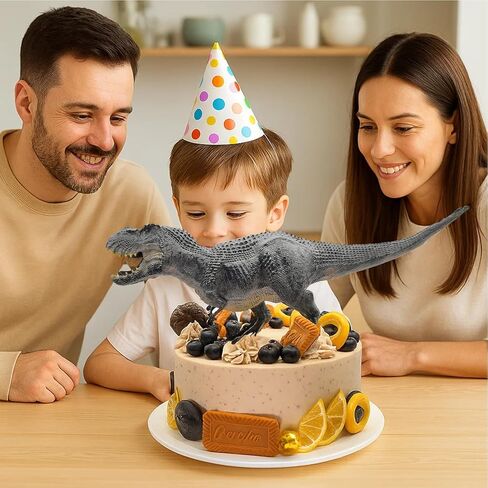 T Rex Dinosaur Toy 14″ - Tyrannosaurus Rex Action Figure with Movable Jaw - Realistic Dino Figurine - Trex Figure for Boys and Girls - Big Dinosaur Toys for Kids Ages 5+ in Kuwait