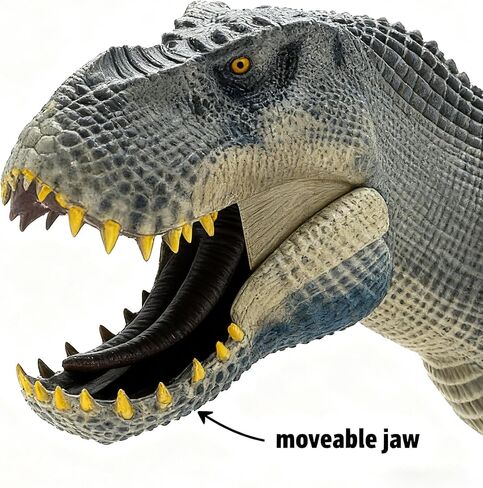 T Rex Dinosaur Toy 14″ - Tyrannosaurus Rex Action Figure with Movable Jaw - Realistic Dino Figurine - Trex Figure for Boys and Girls - Big Dinosaur Toys for Kids Ages 5+ in Kuwait