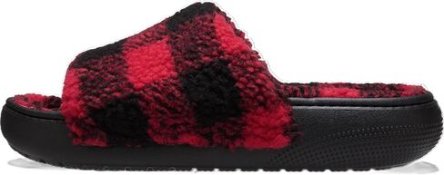 Crocs Unisex-Adult Classic Cozzzy Platform Sandals | Fuzzy Slippers Slide in Kuwait