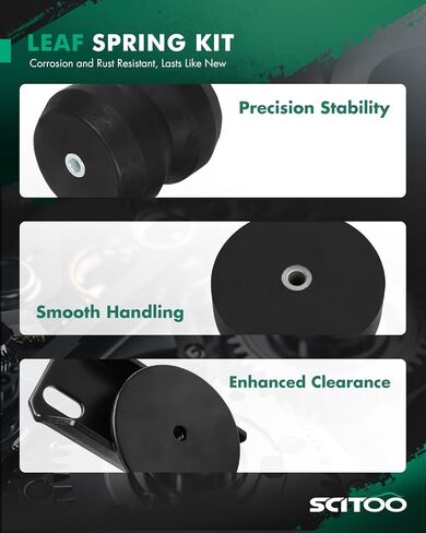 SCITOO Rear Suspension Enhancements Rubber Bump Stops Helper Spring Kit Compatible With 2003-2013 For Dodge Ram 2500 DR2500CA in Saudi Arabia