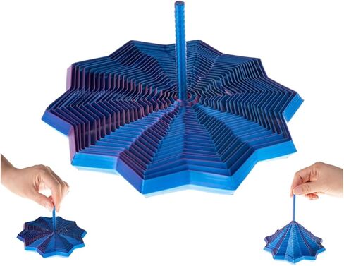 3D Printed Expanded Sensory Fidget Star with Handles Stress Relief Sensory Gifts Office desks Fidget Perfect for Holiday Christmas Birthday (Colorful) in Saudi Arabia