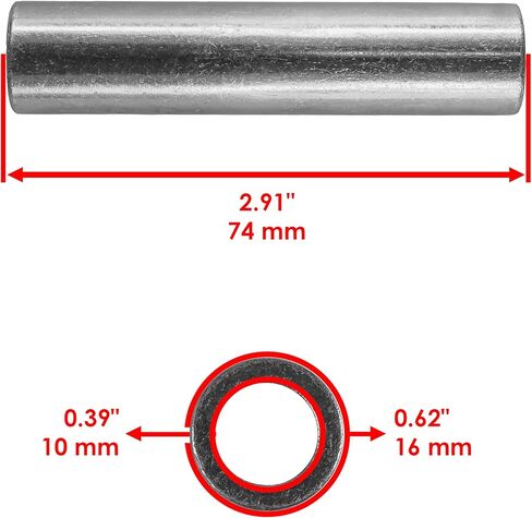 Caltric A-Arm Pivot Shaft with Short Bushing Compatible with Polaris 5020826 5439270 in Saudi Arabia