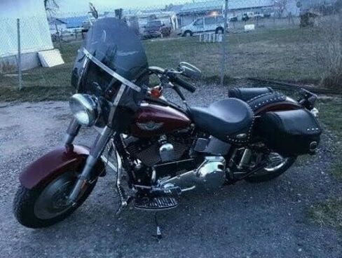 زجاج أمامي بديل داكن اللون مقاس 17 بوصة متوافق مع Harley Davidson Heritage Softail FLSTC، Fat Boy FLSTF، Softail Deluxe FLSTN، نقل الضوء بنسبة 18% in Saudi Arabia