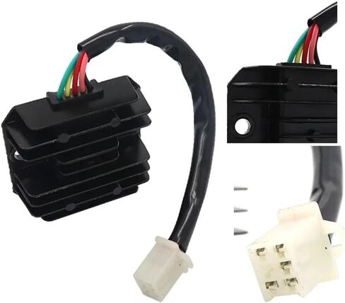 Motorcycle Performance Parts Ignition Ignite System 4 Pin 5 Voltage Regulator Rectifier For FXD ZJ GY6 Scooter ATV 50-150CC(GY6 4 Wire) in Saudi Arabia