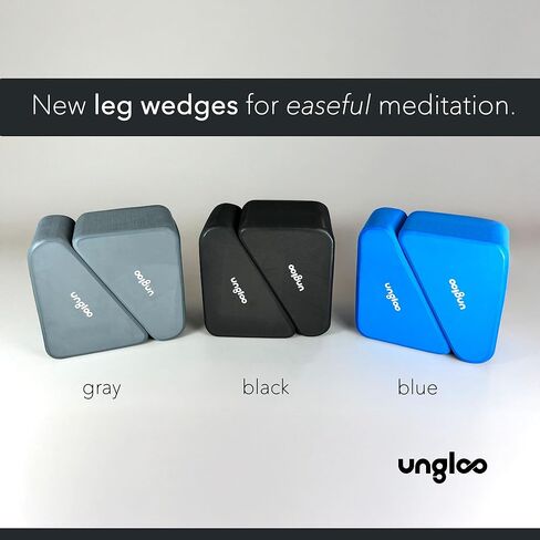 كتلة Ungloo لليوجا والتأمل | كتل اليوغا الفاخرة خفيفة الوزن من إسفنج EVA | مسند تأمل عالي الكثافة مانع للانزلاق للبيلاتس والتمدد والتأمل (زوج واحد) in Kuwait