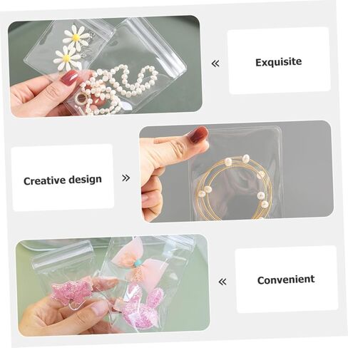Jewelry Boxes Bulk Bags Organizer Sealing Jewelry Storage Pouches for Rings Bead Storage Bag in Saudi Arabia