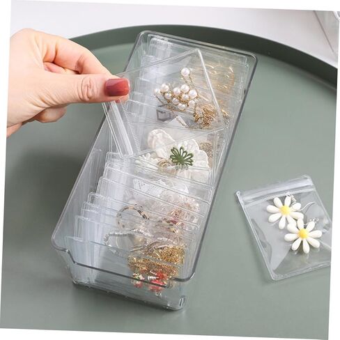 Jewelry Boxes Bulk Bags Organizer Sealing Jewelry Storage Pouches for Rings Bead Storage Bag in Saudi Arabia