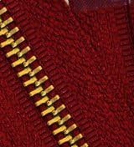 28" Medium Weight Jacket Zipper YKK #5 Brass ~ Separating ~ 520 Cameo Red (1 Zipper/pack) in Saudi Arabia