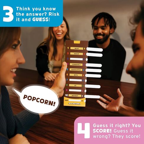 in A Nutshell: Slide & Reveal Word Guessing Board Game with 450+ Questions - Fun Family Party Game for Kids & Adults, Ages 10+, 2-20 Players, 20 Minute Playtime in Saudi Arabia
