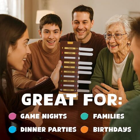 in A Nutshell: Slide & Reveal Word Guessing Board Game with 450+ Questions - Fun Family Party Game for Kids & Adults, Ages 10+, 2-20 Players, 20 Minute Playtime in Saudi Arabia
