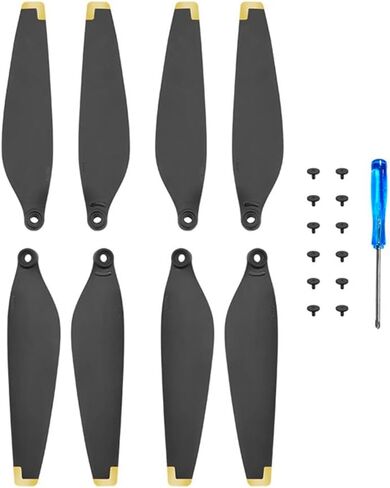 8pcs 6030F Low-Noise Propellers Compatible with Mavic Mini 3 Pro, Quick-Release Propeller Blades (Gold) in Saudi Arabia