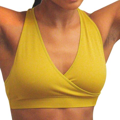 حمالة صدر BRABAR HUG بشريط ربط - سادة، بدون درزات، داعم، Bralette Junior Fit A-DDD in Kuwait